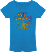 Yggdrasil, Rainbow tree T-Shirt Ladies