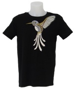 Steampunk Kolibri T-Shirt Man black
